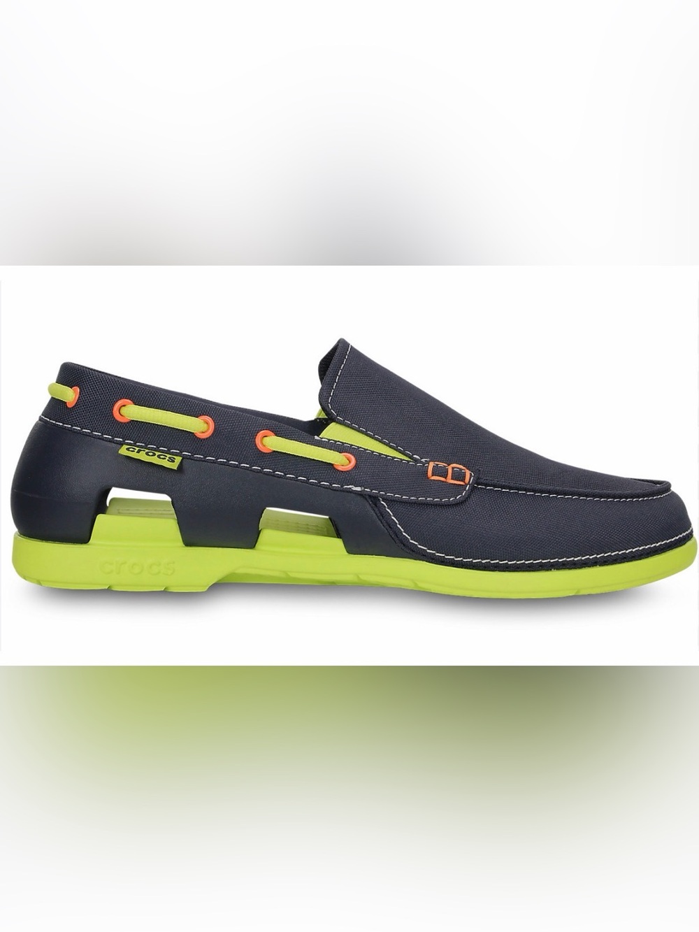 Crocs Men's Beach Line Boat Slip-On Casual Loafer Shoes